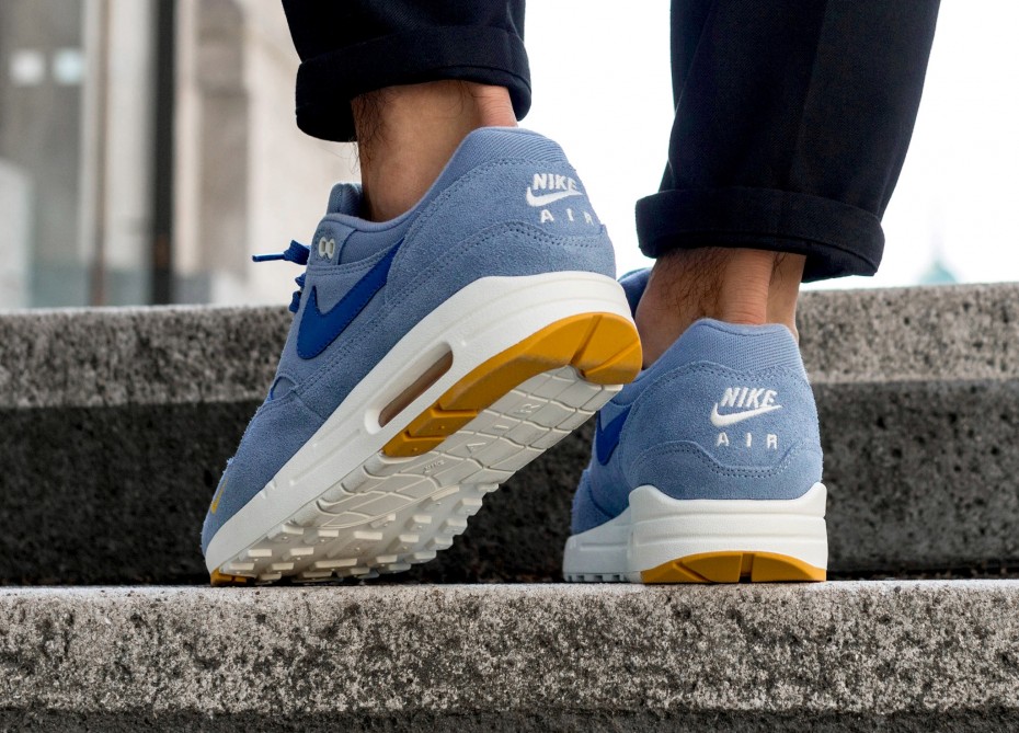 Nike Air Max 1 Premium Mini Swoosh Mountain Blue